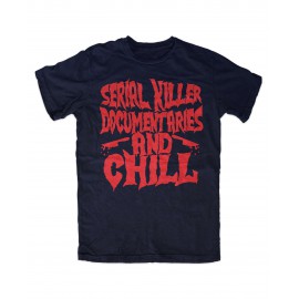 Serial Killer Documentaries (navy kék póló)