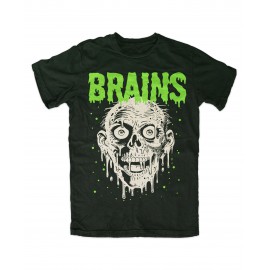Brains (forest green póló)