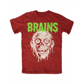 Brains (antique red póló)