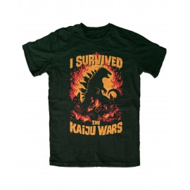 Kaiju Wars (forest green póló)