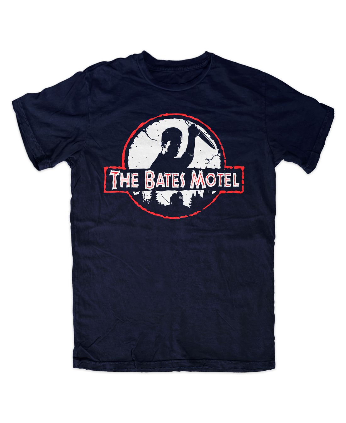The Bates Motel (navy blue póló)