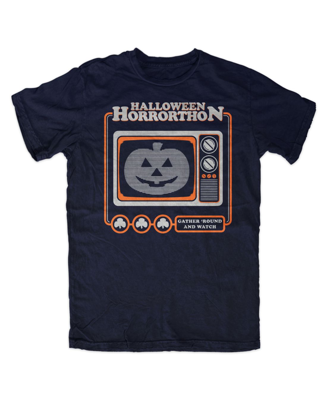 Halloween Horrorthon (navy blue póló)