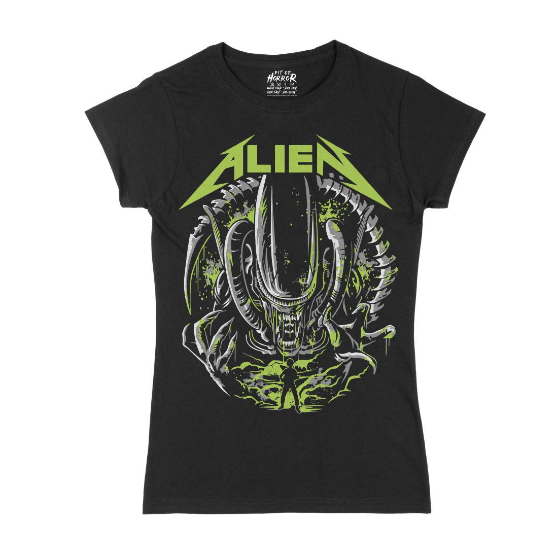 Alien 001 metal series NŐI póló