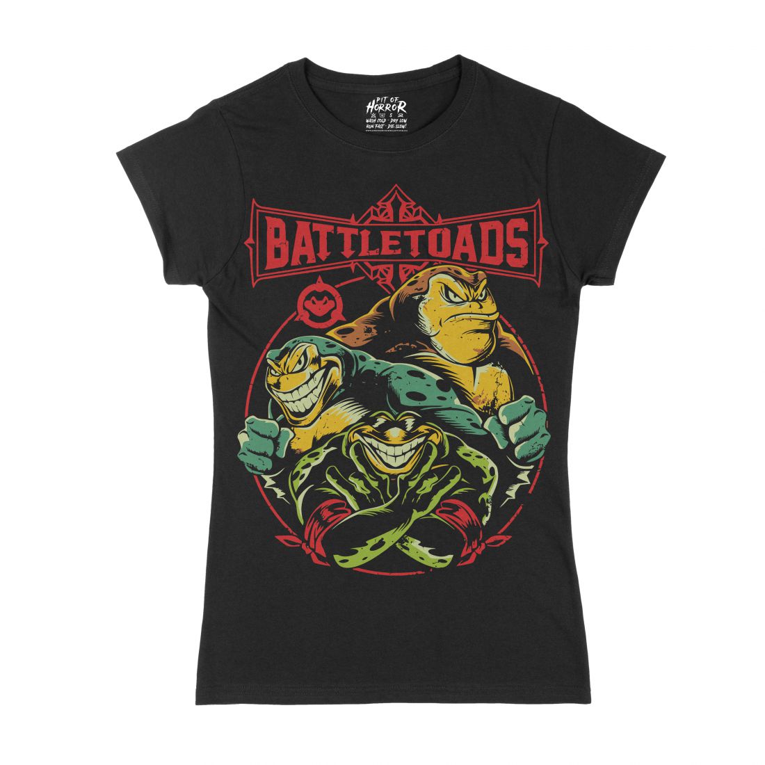 Battletoads 001 metal series NŐI póló